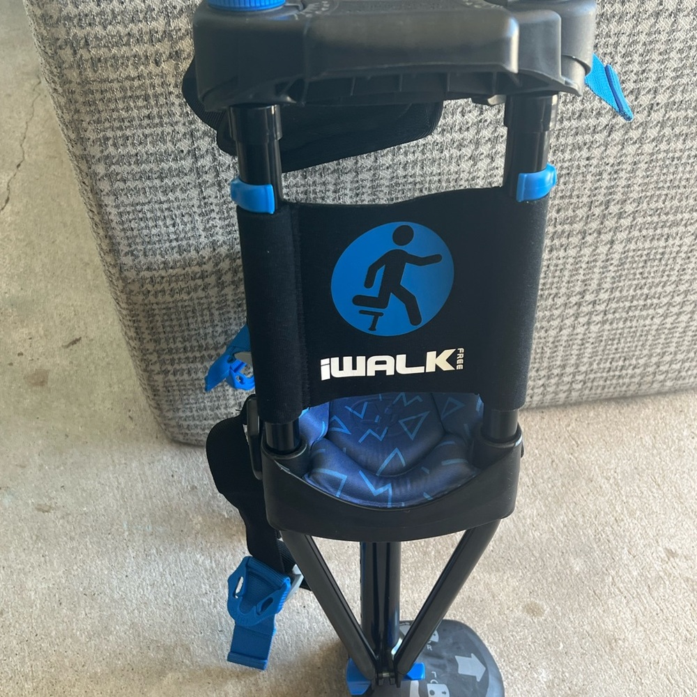 Blue and Black Knee Walker - Picture 2 of 7
